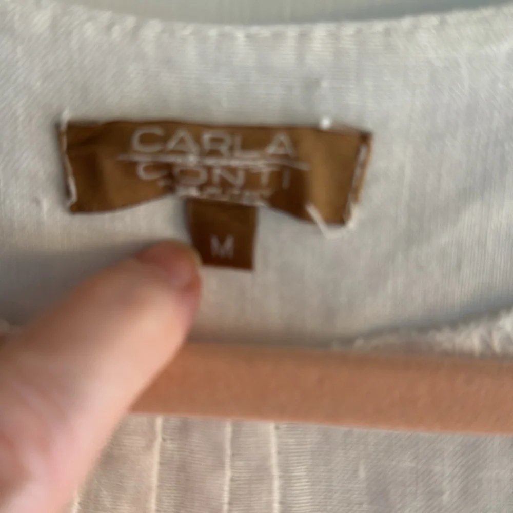 Carla Conti Made in Italy 100% linen top - Picture 2 of 7
